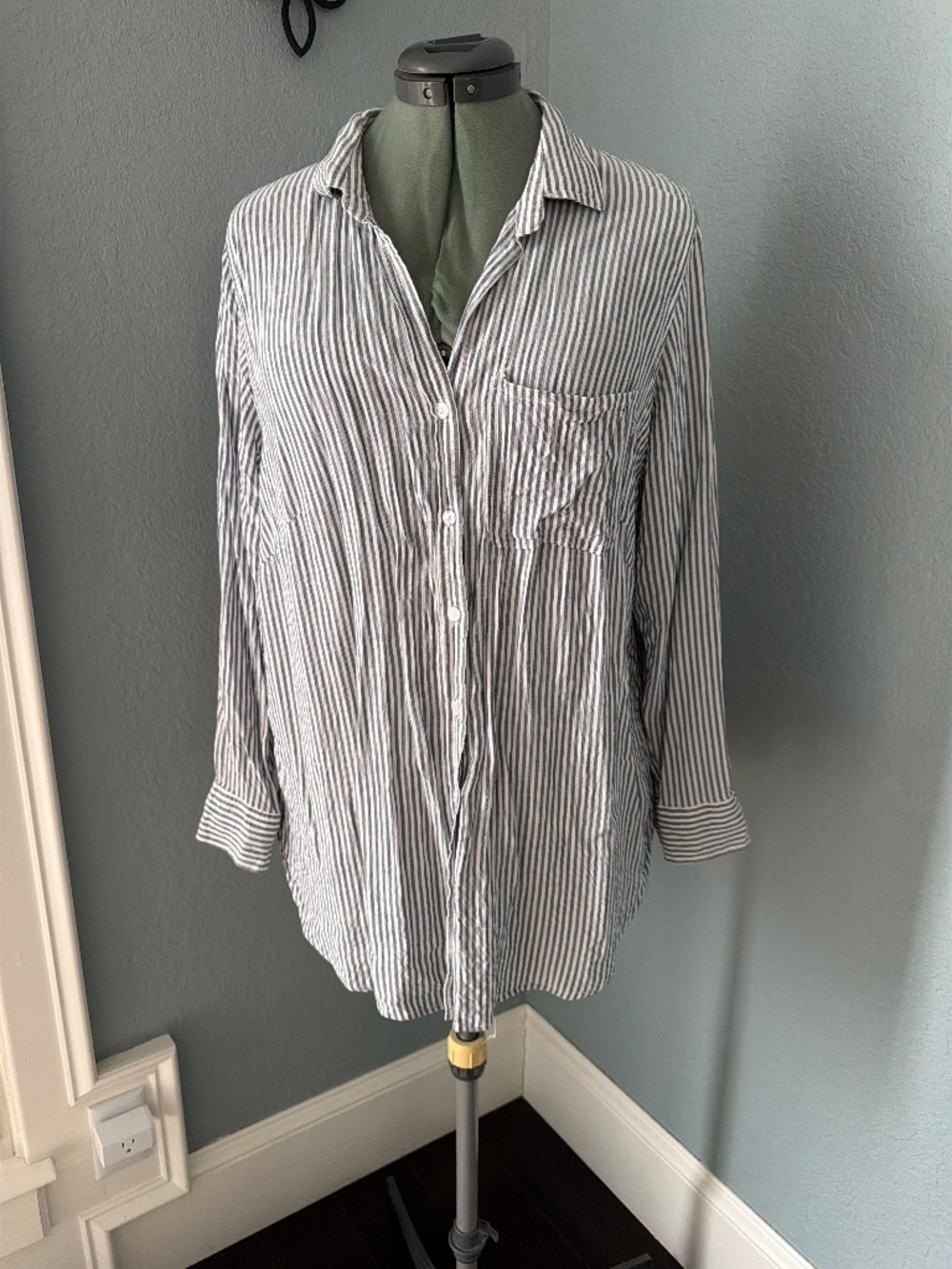 Velvet heart oversized shirt